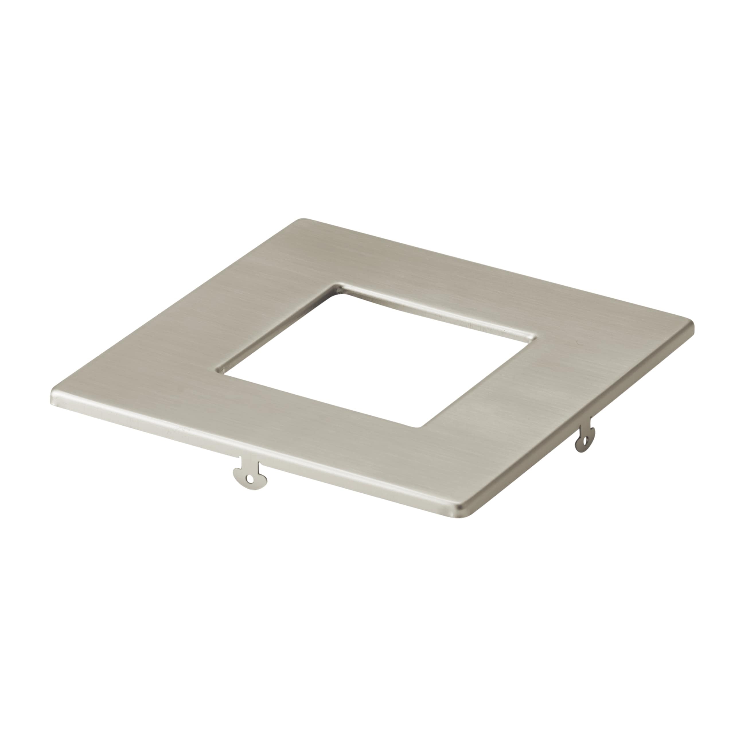 Kichler Lighting Direct-to-Ceiling Slim Decorative Trim 4 inch Square Brushed Nickel