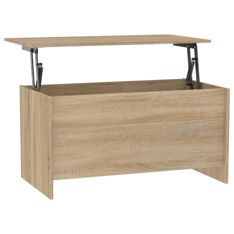 vidaXL Coffee Table Lift Top End Table Accent Side Sofa Table Engineered Wood - 40.2"x21.9"x20.7"