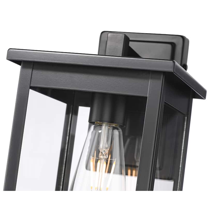Millennium Lighting Bowton II 1 Light Outdoor Wall Sconce in Powder Coat Black