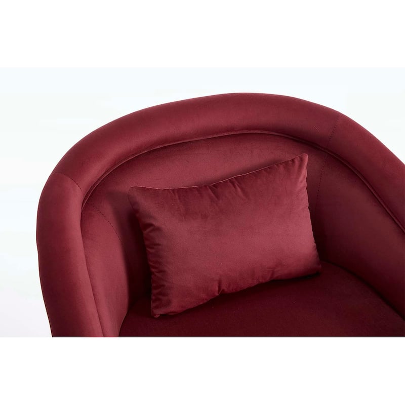 Comfy Pumpkin-Shaped Swivel Chair for Living Room,Bedroom,or Office