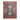 Hand Knotted Navy,Coral 100% Wool Arts & Crafts Oriental Area Rug - 11' 7'' x 14' 9''