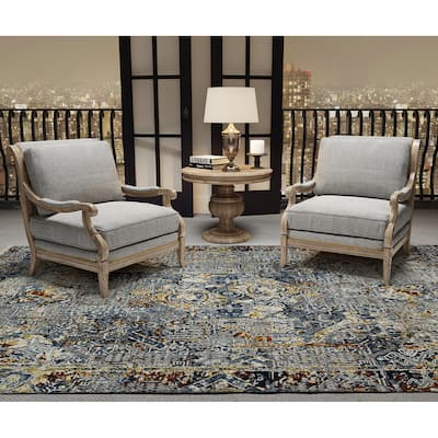 Bristol Jorenie Classic Bordered Hand-Knotted Area Rug