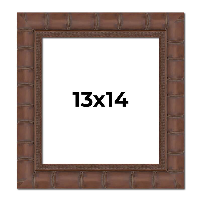 13x14 Frame Pewter Solid Wood Picture Frame Width 1.625 Inches | Interior Frame Depth 0.6875 Inches