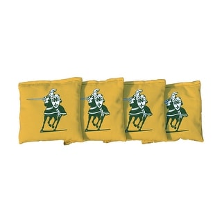 St. Norbert Green Knights Yellow Cornhole Bags