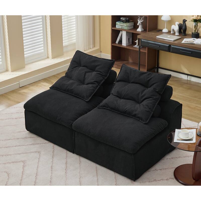 Versatile Modular Sofa with DIY Options and Comfort Features for Any Living Space