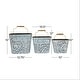 preview thumbnail 6 of 5, Blue Iron Farmhouse Planter (Set of 3) - 13 x 7 x 15