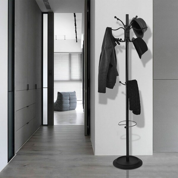 Home Garden Coat Hat Racks 72 Metal Coat Hat Jacket Stand