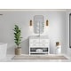 preview thumbnail 55 of 128, Willow Collections 42 x 22 Parker Single Bowl Sink Bathroom Vanity with 2 in Quartz