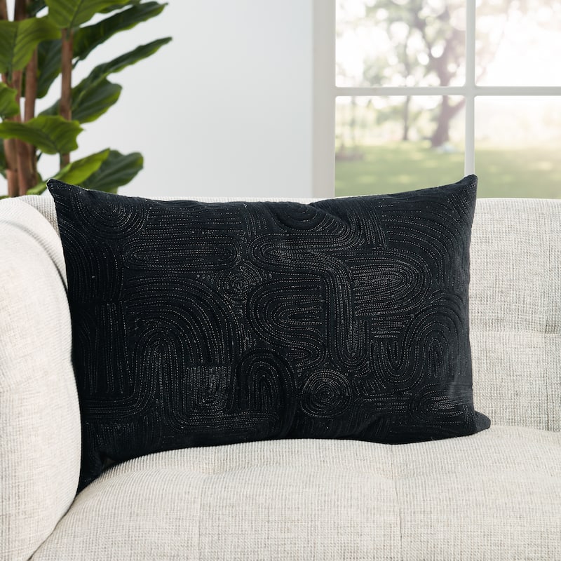 Nikki Chu by Jaipur Living Pfeiffer Abstract Lumbar Pillow