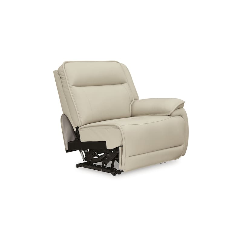 Signature Design by Ashley Double Deal Beige 5-Piece Reclining Sectional with Console - 136.25"W x 90.75"D x 42.5"H