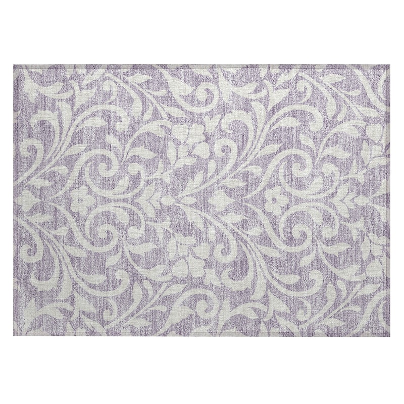 Machine Washable Indoor/ Outdoor Chantille Traditional Elegant Rug