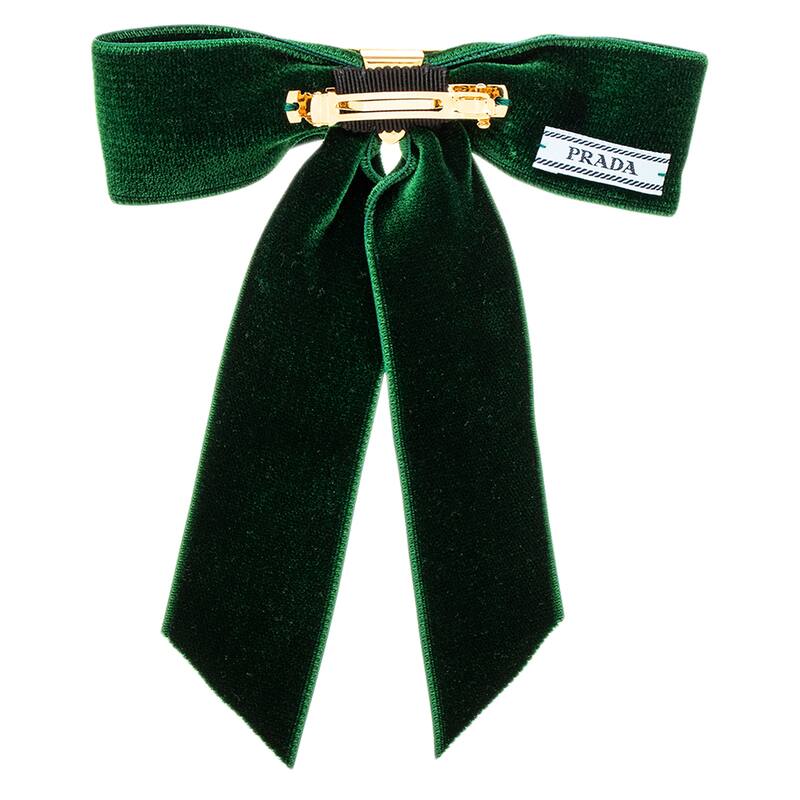 Prada Velvet Hair Clip