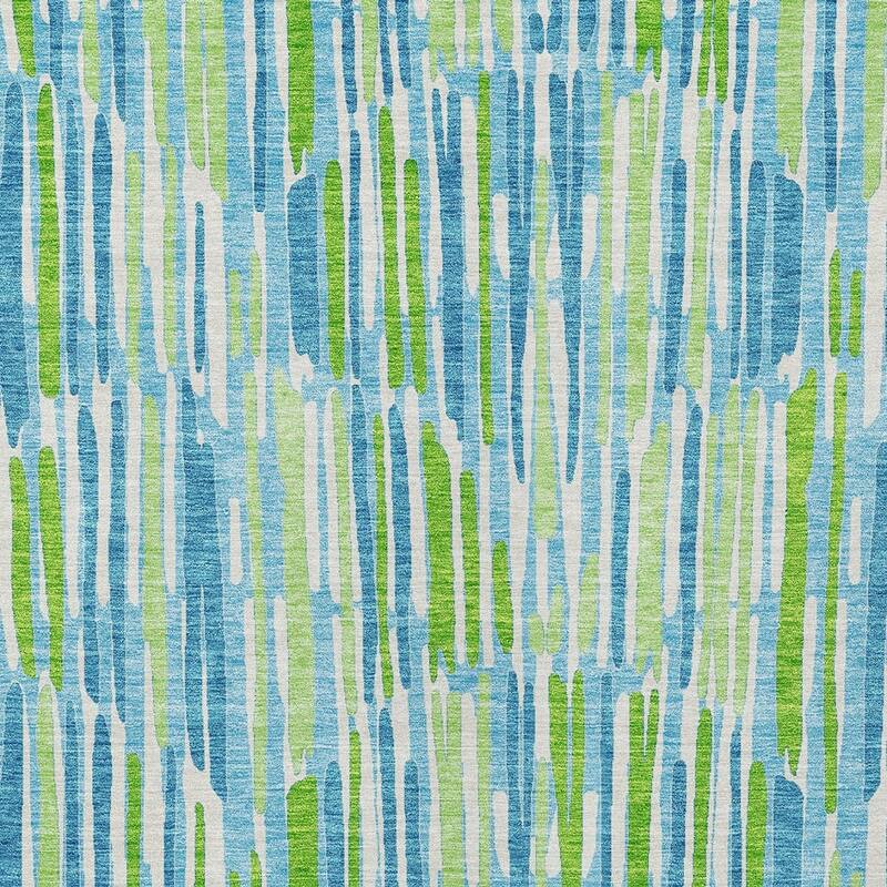 HomeRoots Abstract Transitional Rectangle Outdoor Rug