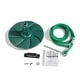 preview thumbnail 3 of 7, Gorilla Playsets Disc Swing with Rope - Green - 12" W x 12" D x 60" H