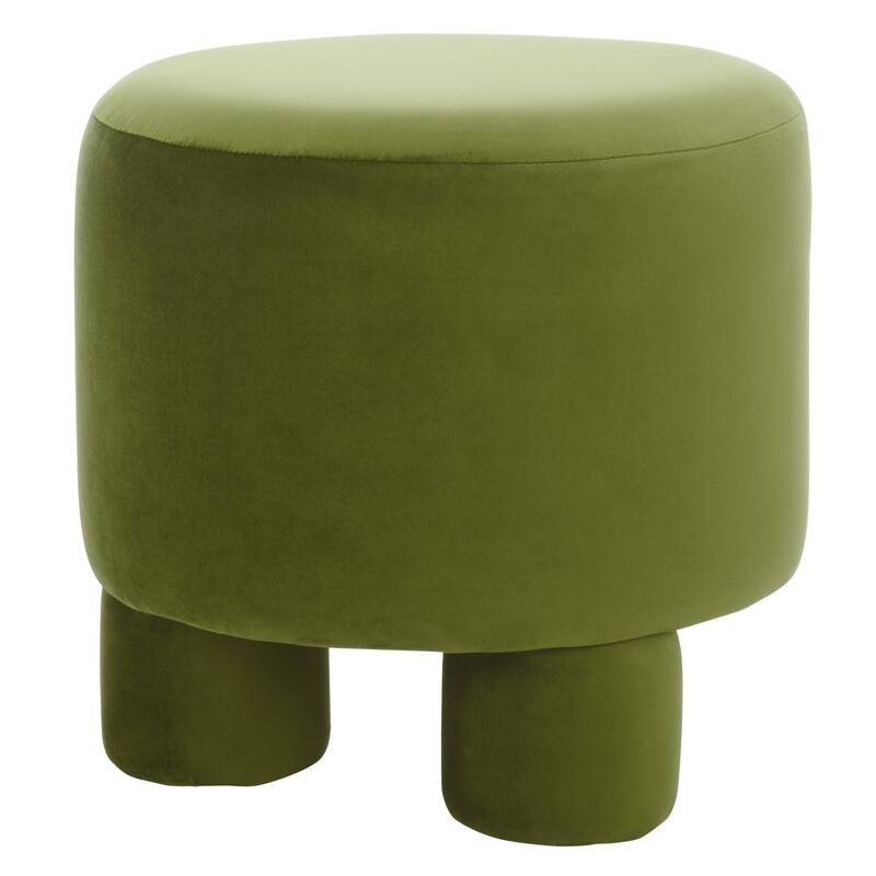 SAFAVIEH Naref Upholstered Ottoman Foot Stool