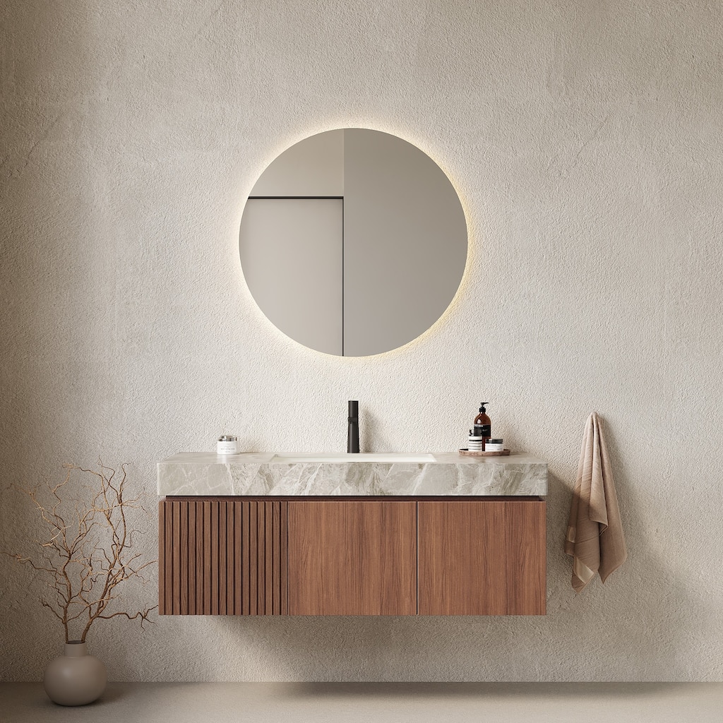 48" Bathroom Vanity with Sintered Stone countertop and Sink
