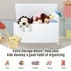 preview thumbnail 15 of 18, Toy Box Toy Storage Chest Bench with Safety Hinged Lid for Ages 3+