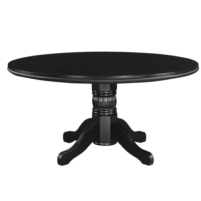 Wood Two-in-one 60 Inch Poker and Game Table With Padded Vinyl Poker Surface By RAM Game Room - 60 INCH