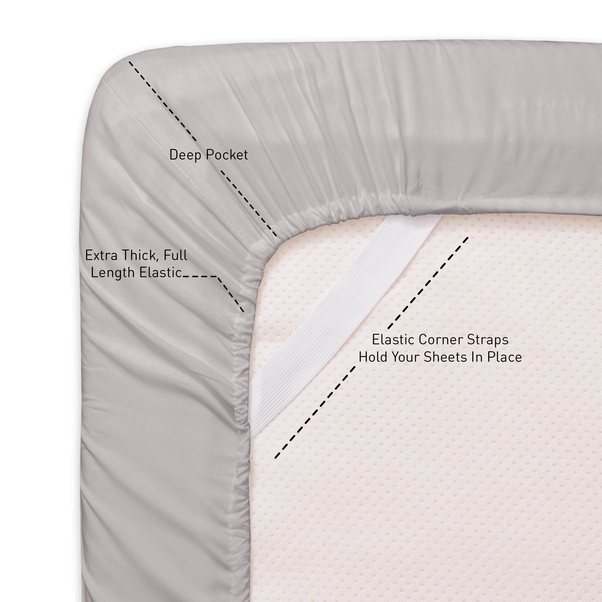 Luxurious Ultra Soft 6-Piece Bed Sheet Set - Picture 24 of 30