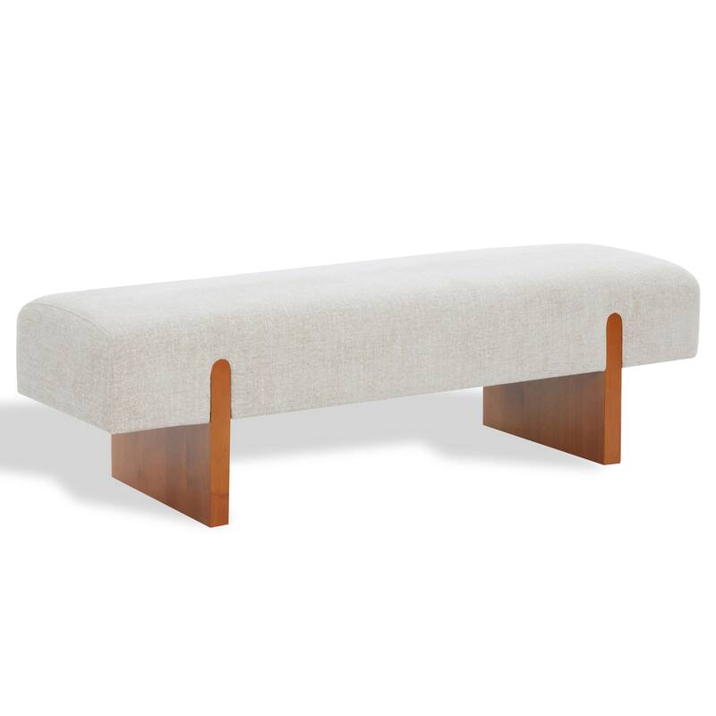 SAFAVIEH Couture Kandiss Mid-Century Modern Bench - 56"W x 18"D x 17"H