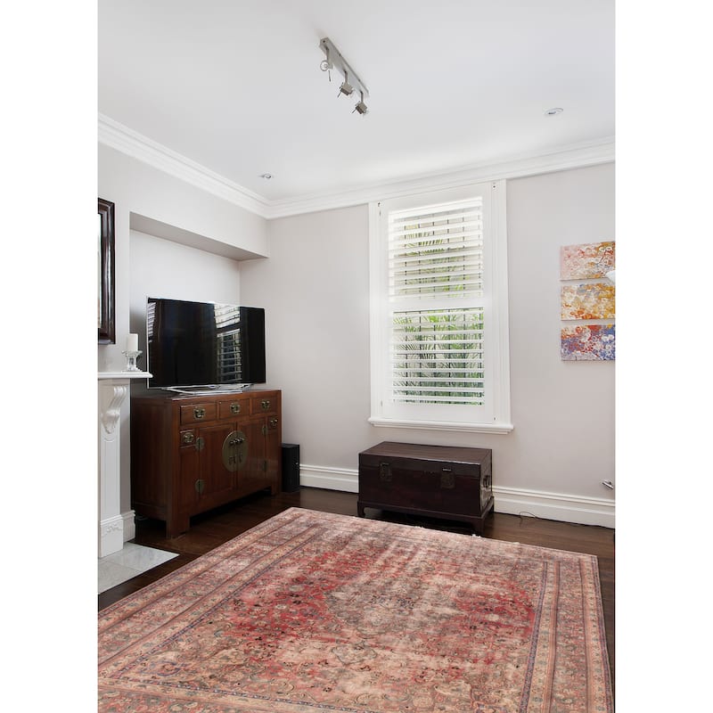 ECARPETGALLERY Hand-knotted Antalya Vintage Red Wool Rug - 9'4 x 12'7