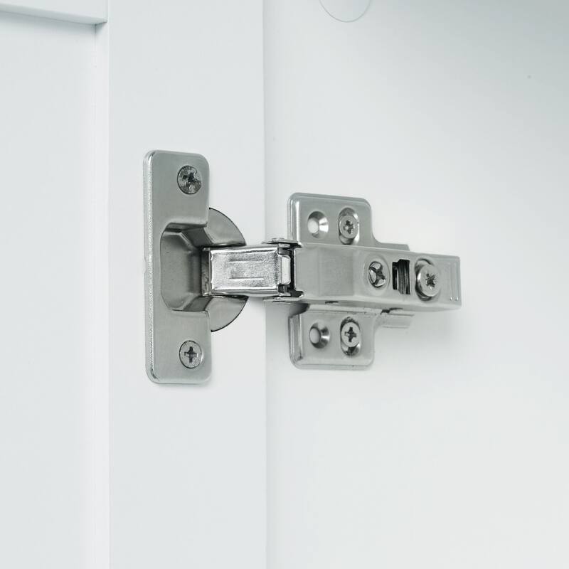 Tall and Wide Bathroom Floor Storage Cabinet