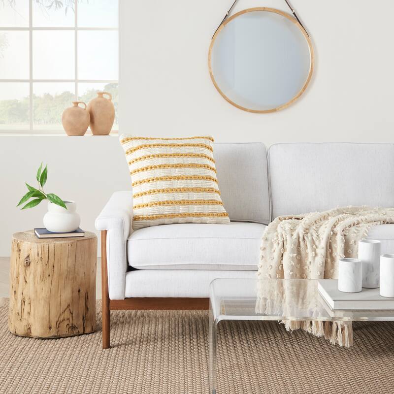 Mina Victory Lifestyle Textured Throw Pillow