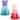 Hudson Baby Toddler Girl Cotton Dresses, Ombre Coral Teal
