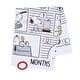 preview thumbnail 3 of 3, Lambs & Ivy Snoopy Milestone Photo Opportunity Black/White Fleece Baby Blanket