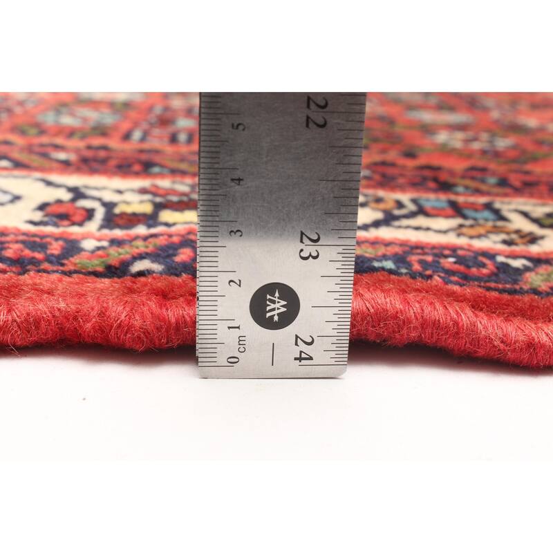 ECARPETGALLERY Hand-knotted Andelz Red Wool Rug - 2'6 x 6'1