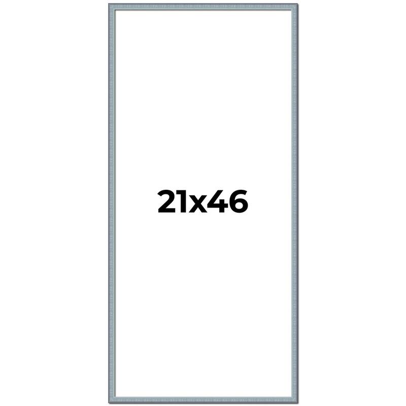 21x46 Frame Rustic Sky Blue Solid Wood Picture Frame | 0.75 Inch