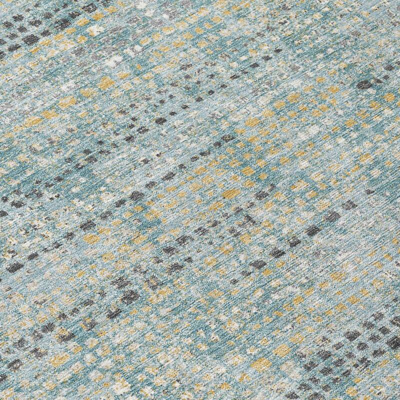 Machine Washable Indoor/ Outdoor Casual Kersey Chantille Rug