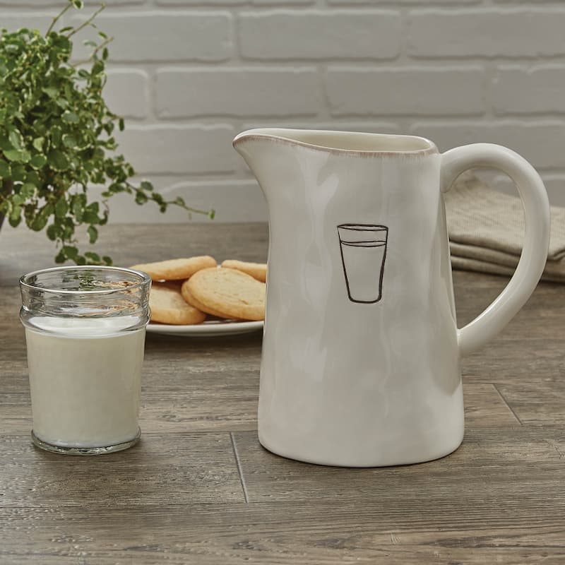 Park Designs Villager Cream Pitcher - 8.75" H X 4.75" DIA