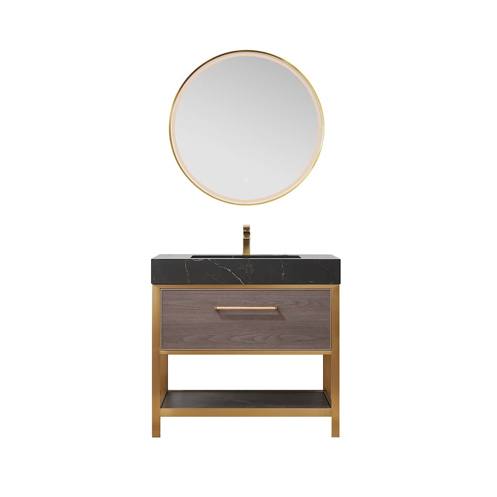 Segovia Bath Vanity with Sintered Stone Top
