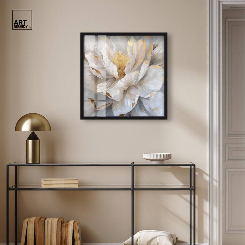 Golden Veins of Grace Shadowbox by Art Remedy