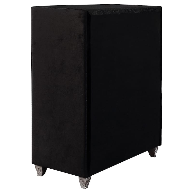 Deanna Modern Classic Upholstered Tufted 5-drawer Bedroom Chest