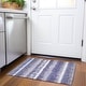 preview thumbnail 109 of 132, Premium Washable Super Soft Modern Ombre Stripe Mayfield Rug Purple - 1'8" x 2'6"