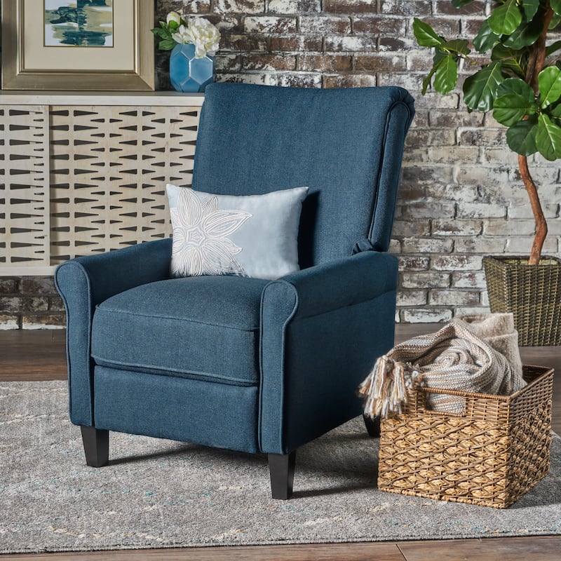 Charell Traditional Fabric Recliner by Christopher Knight Home