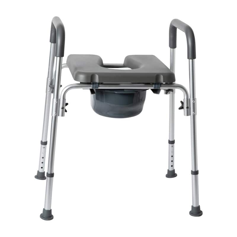 Height Adjustable Multifunctional Heavy Duty Commode and Shower Chair