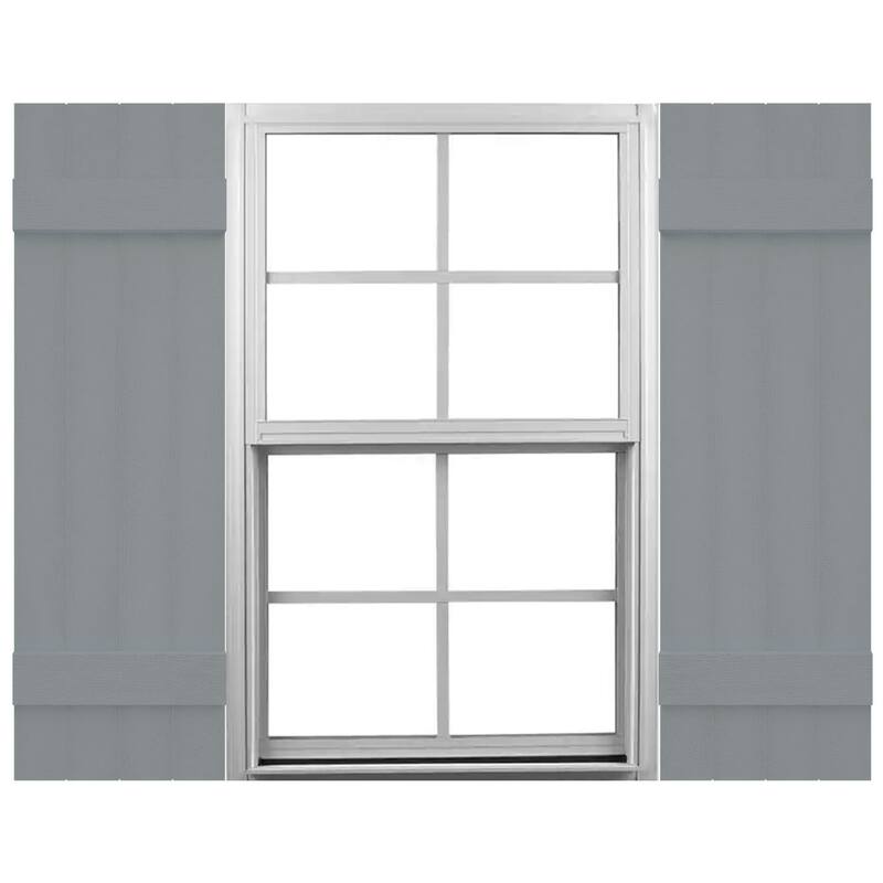 Mid-America Vinyl, Standard Size Four Board Joined Shutters