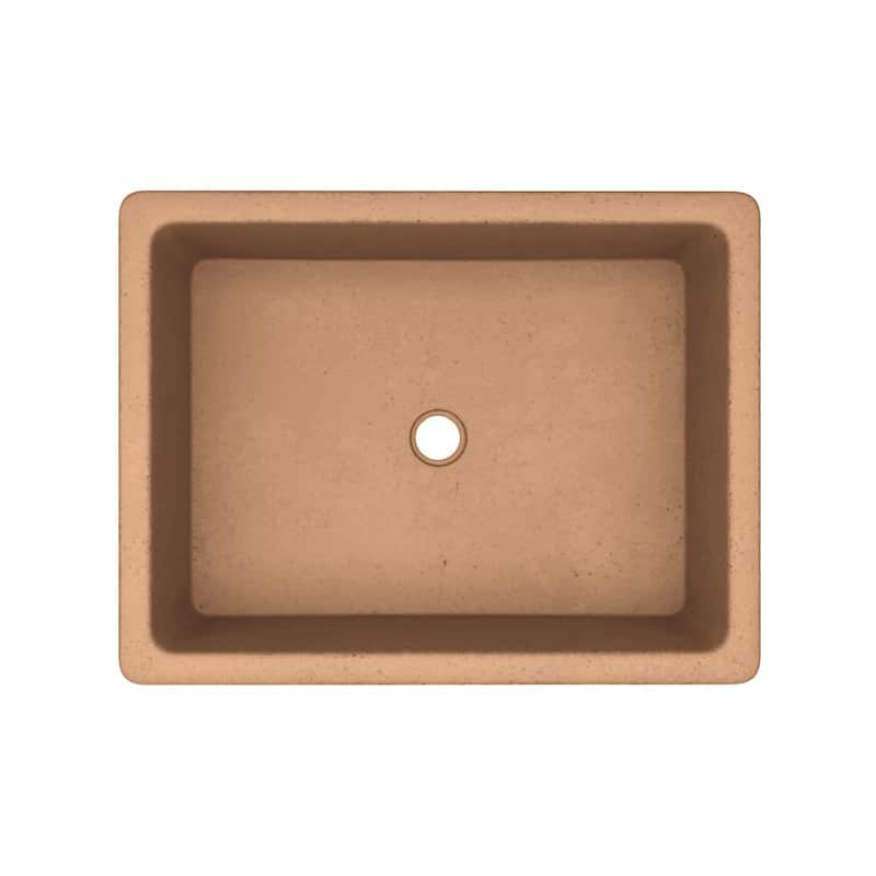 Nipomo NativeStone Undermount/ Vessel Bathroom Sink - 19.5" x 15" x 4.5"