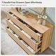 preview thumbnail 10 of 26, Modern 7 Drawer Dresser for Bedroom, Chest of Drawers, TV Stand