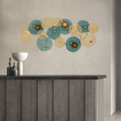 Lotus Leaf Metal Wall Decor Wall Art Decoration