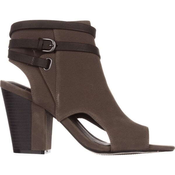 white mountain peep toe booties