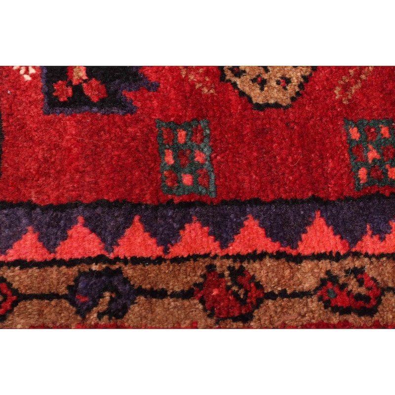 ECARPETGALLERY Hand-knotted Andelz Red Wool Rug - 4'10 x 7'1