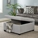 preview thumbnail 4 of 51, Carlsbad Tufted Square Storage Ottoman by Christopher Knight Home