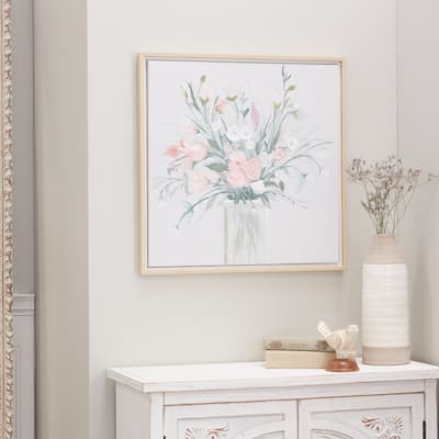 Multi Polystone French Country Framed Wall Art