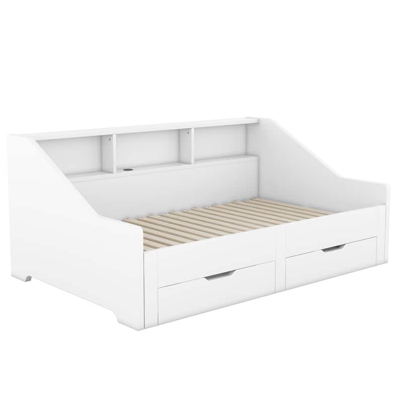Twin to King Size Daybed Frame with Storage