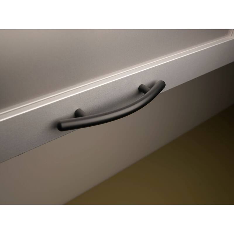 Top Knobs Curved 3-3/4 Inch Center to Center Bar Cabinet Pull from the