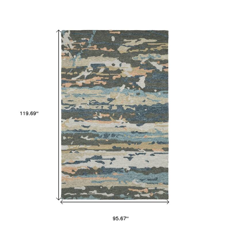 HomeRootsAbstract Modern Rectangle Area Rug